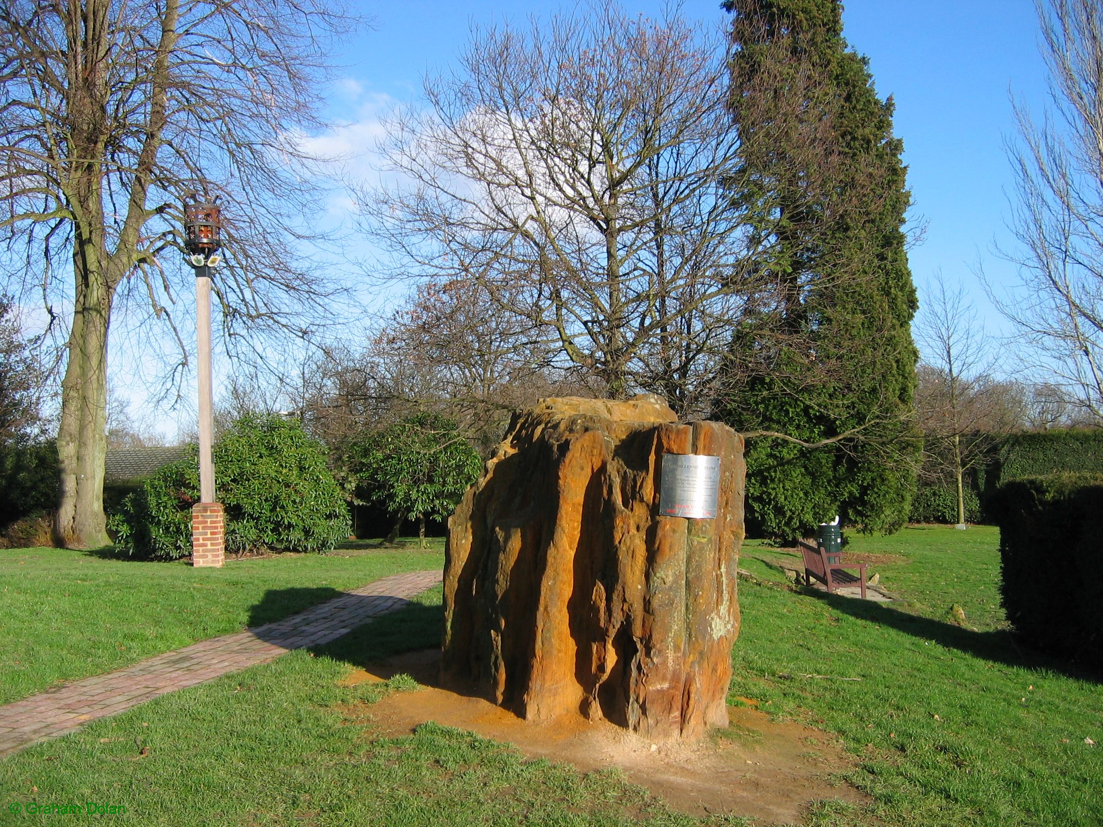 Greenwich Meridian Marker; England; West Sussex; East Grinstead